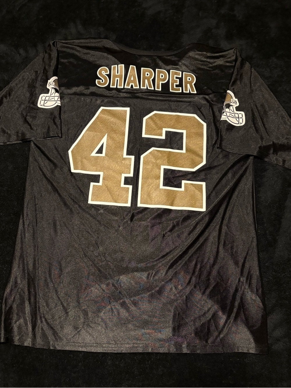 New Orleans Saints x NFL Apparel x Darren Sharper #42 jersey med 29” x 22” - Picture 7 of 11